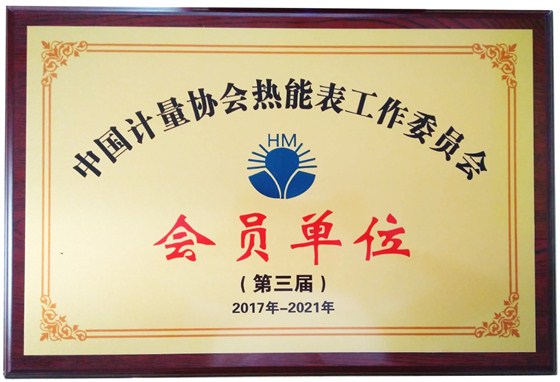 中国计量协会热能表工作委员会会员单位-腾越科技