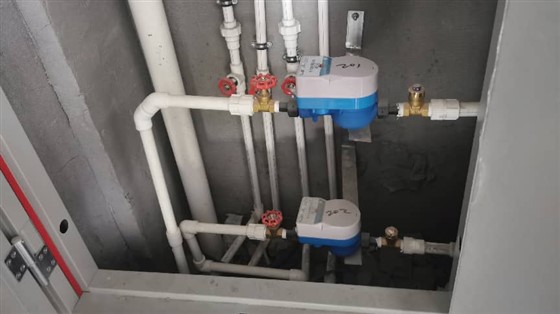NB物联网水表安装现场